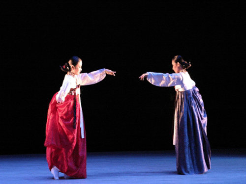 Korean traditional dance performance